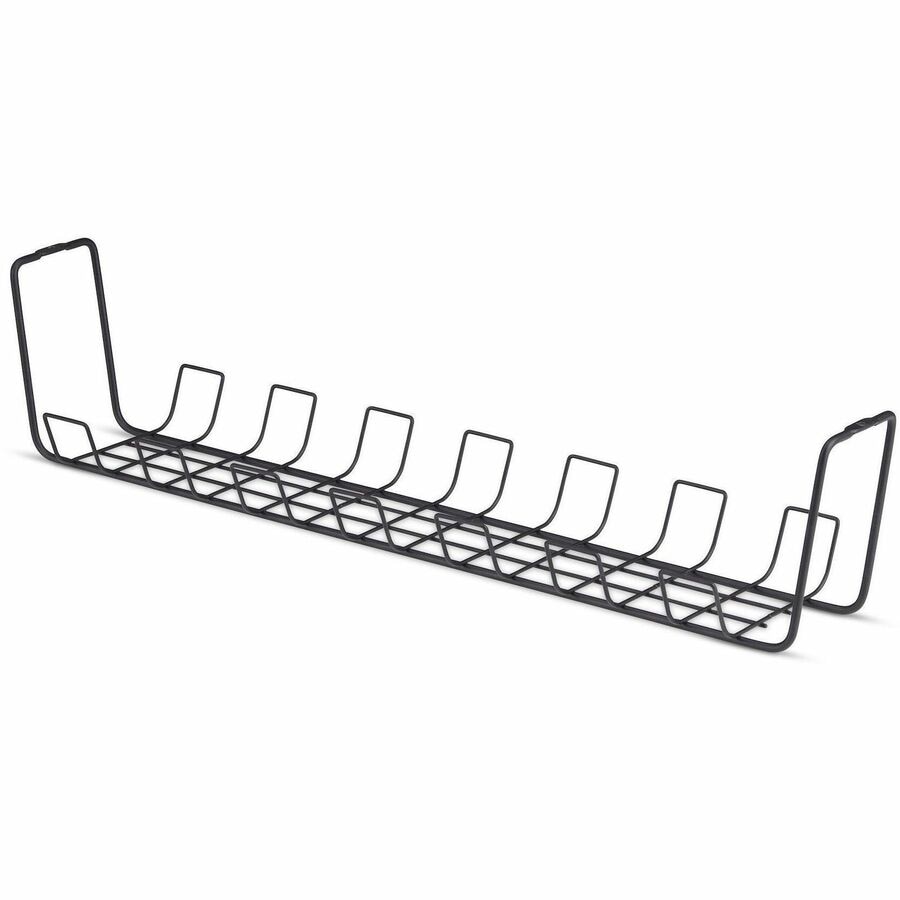 StarTech Under Desk Cable Management Tray, 24" Long, Basket Style, Screw-On