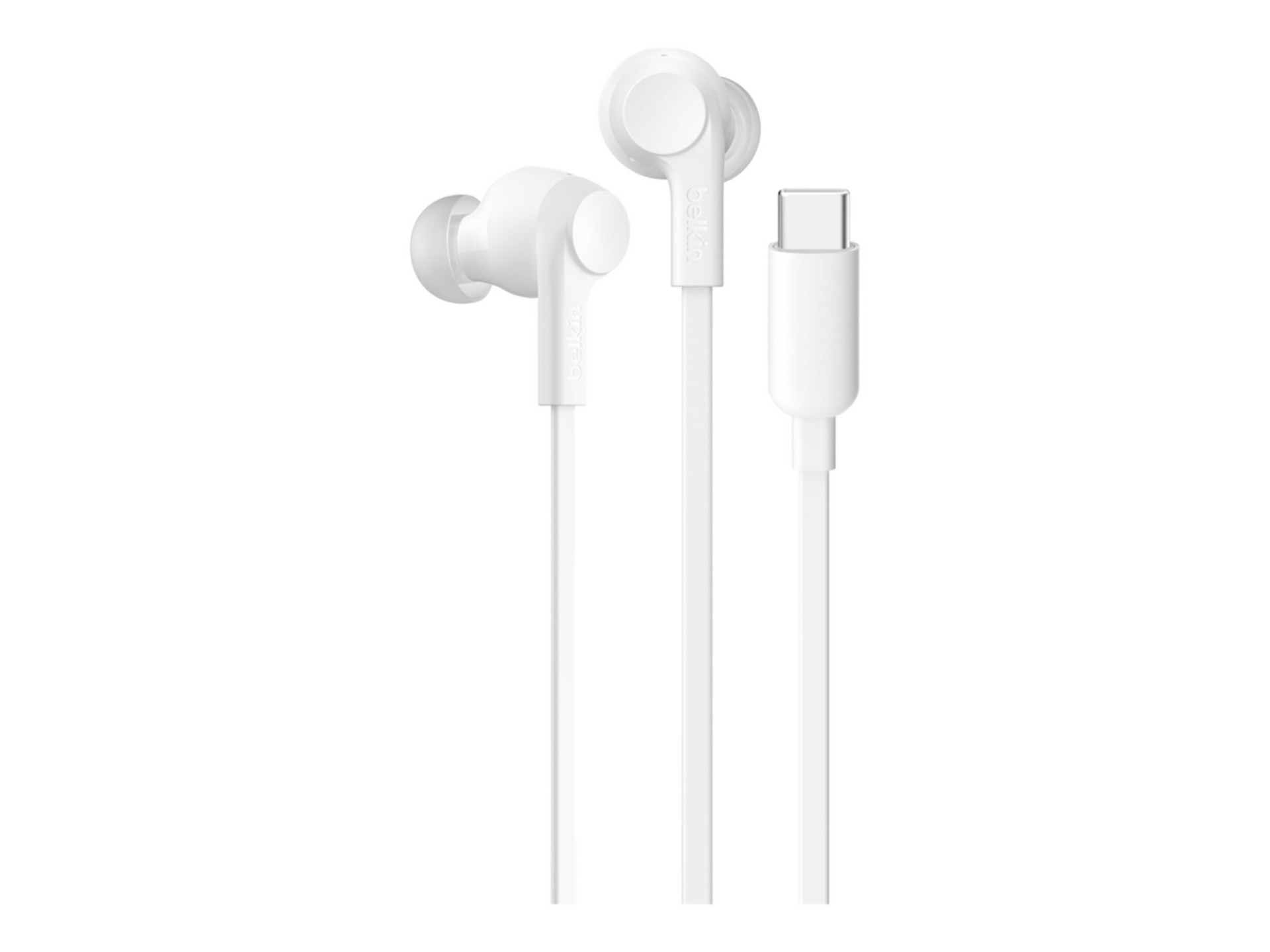 Belkin SoundForm ANC - earphones with mic - USB-C