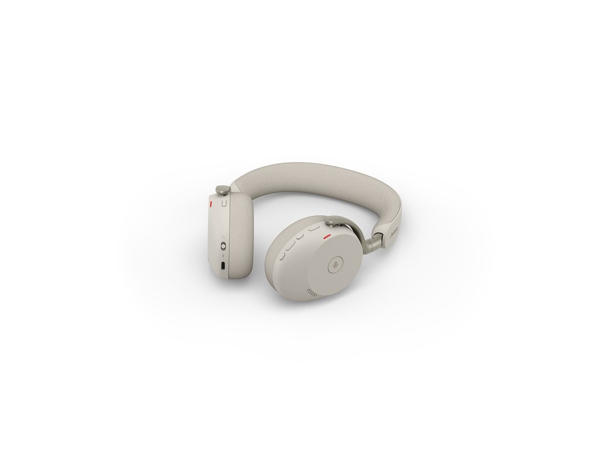 Jabra Evolve3 75 MS - headset - USB-C via Bluetooth adapter - Microsoft Tea