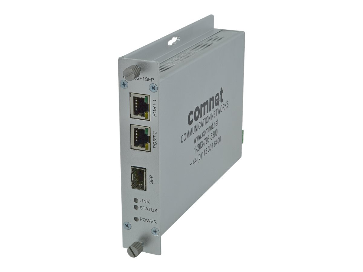 Comnet - fiber media converter - 10Mb LAN, 100Mb LAN, 1GbE - TAA ...
