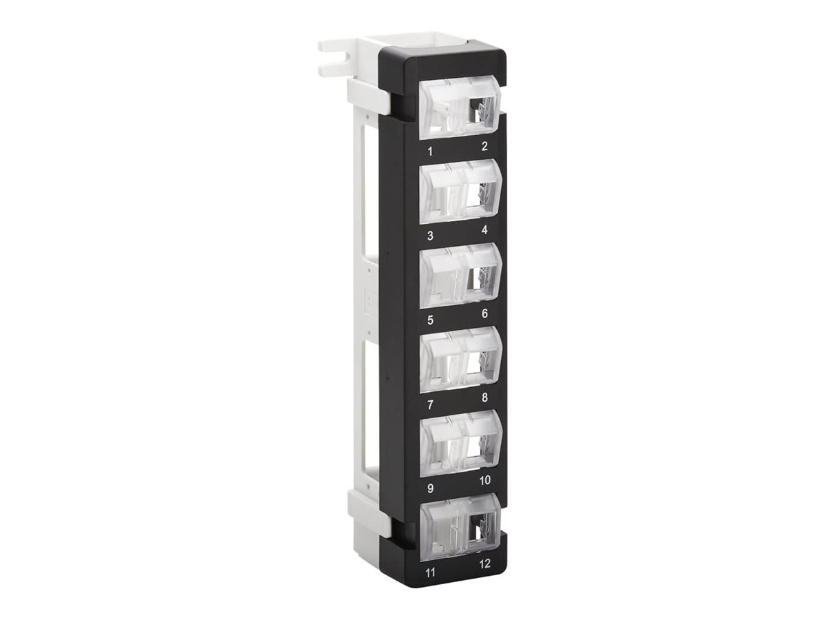 Eaton Tripp Lite Series 12-Port Wall-Mount Patch Panel for UTP Keystone Jac