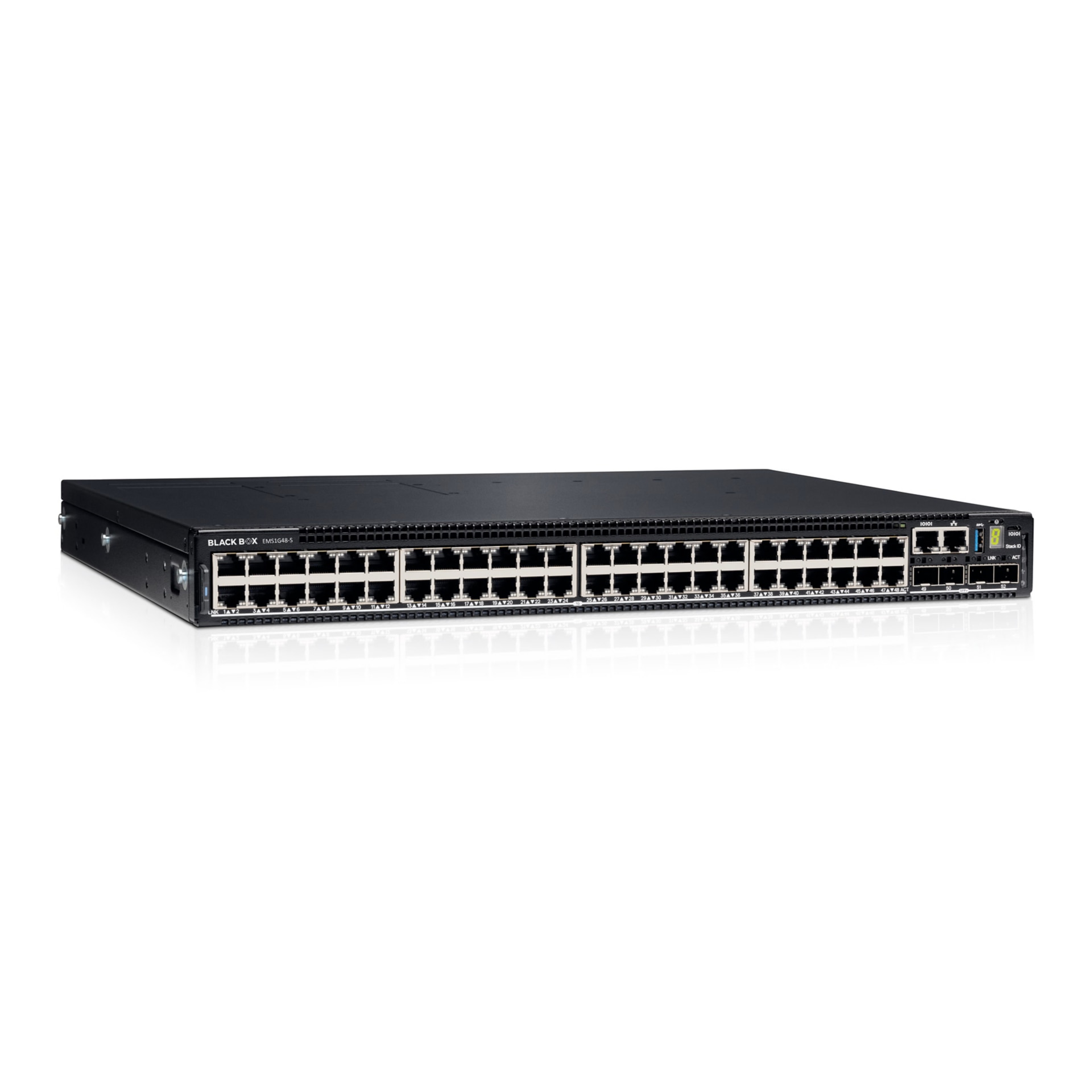 Black Box Emerald EMS1G48-S - switch - 48 ports - managed - rack-mountable