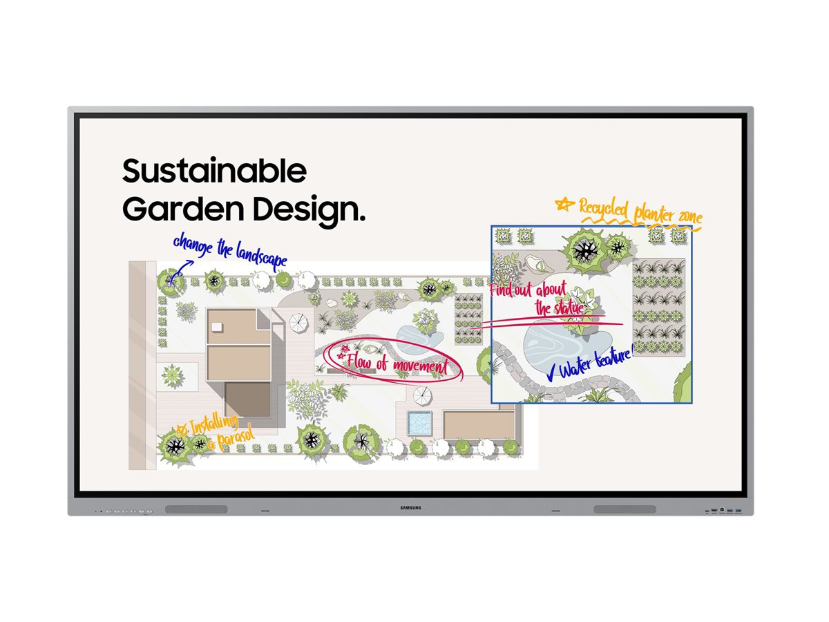 Samsung Interactive Display WE86FX WEFX Series - 86" LED-backlit LCD displa