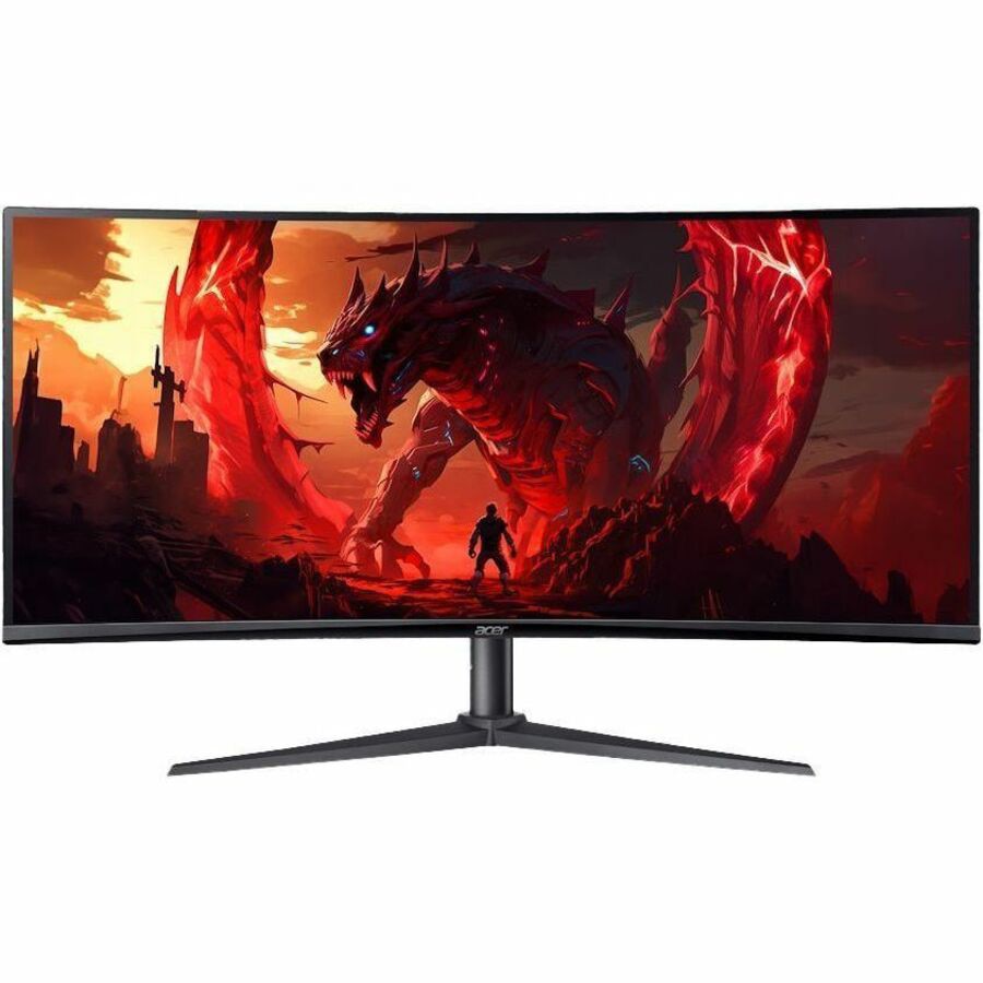 Acer Nitro XZ340CUR J0 34" Class Gaming LCD Monitor - 21:9 - Black