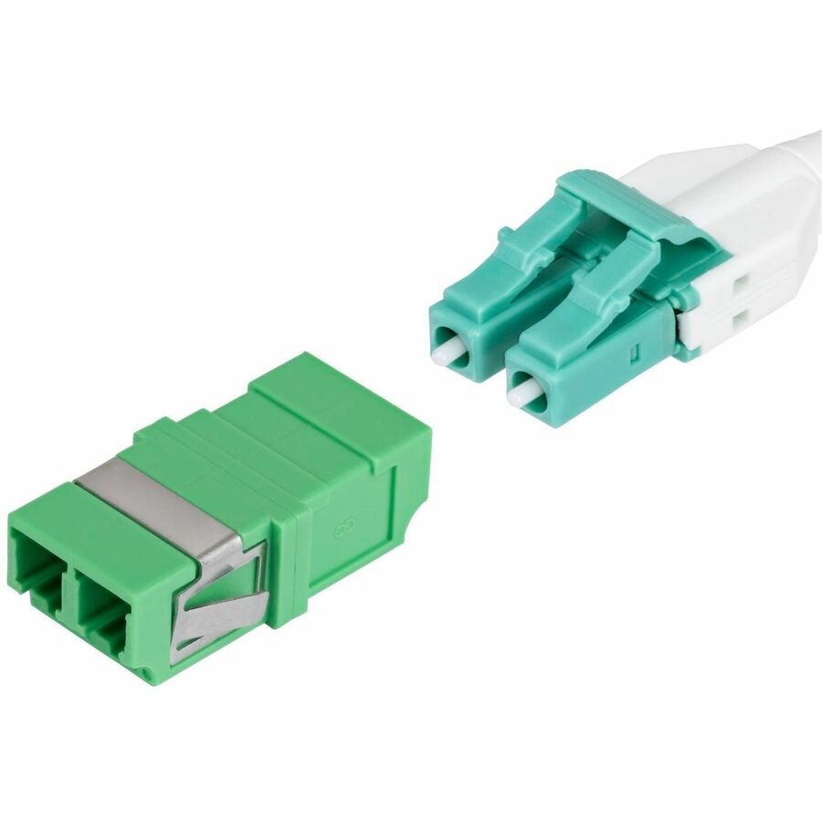 StarTech LC to LC Coupler 10 Pack, OS2 Single Mode SC Footprint LC Fiber Optic Coupler, No Flange, LC/APC Duplex Adapter