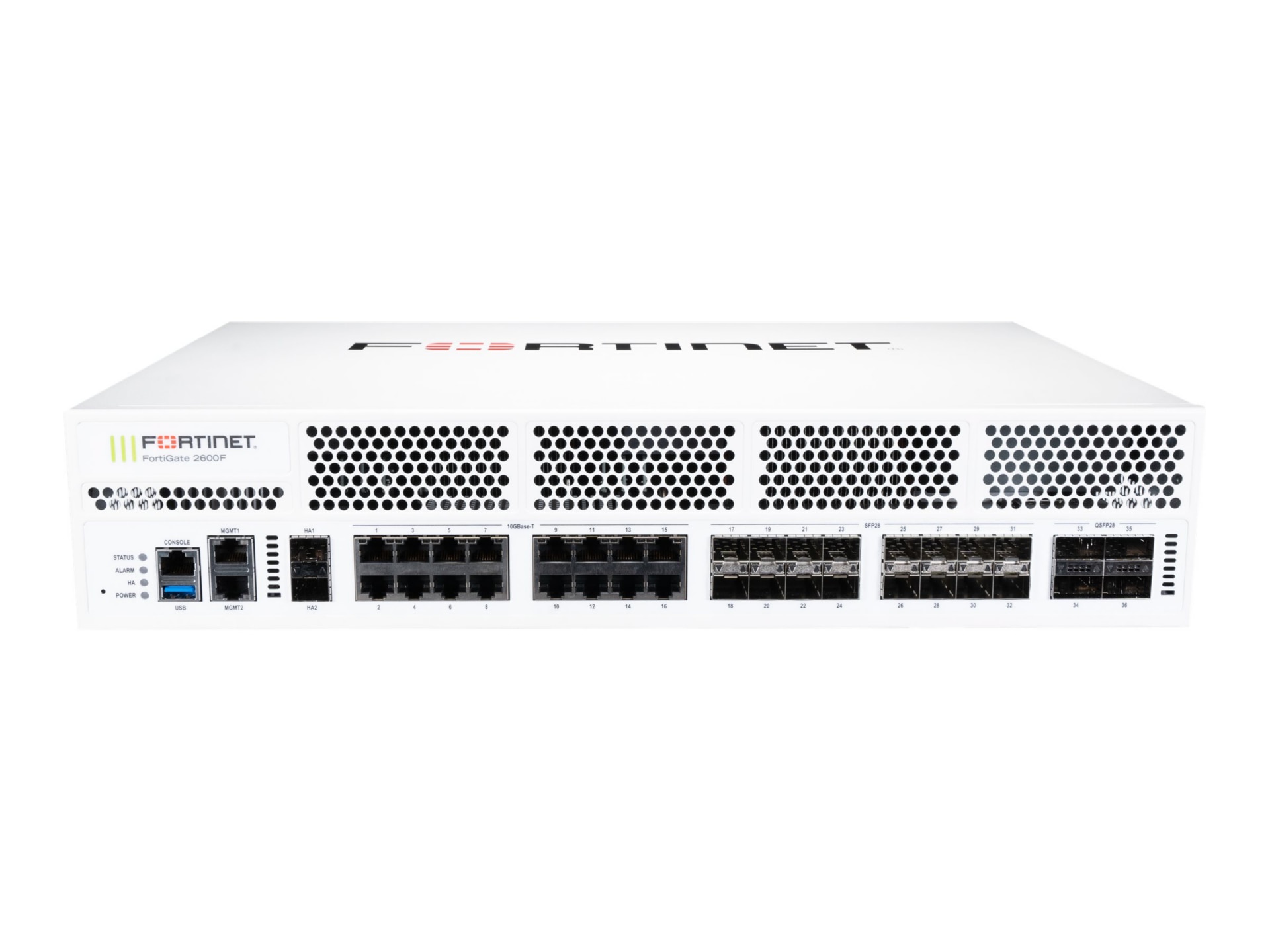 Fortinet FortiGate 2601F-DC - security appliance - with 5 years FortiCare P