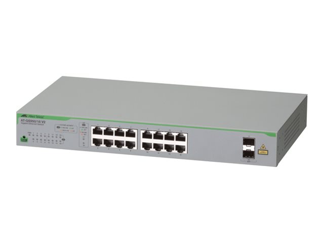 Allied Telesis AT GS950/18 V2 - switch - 18 ports - smart - rack-mountable