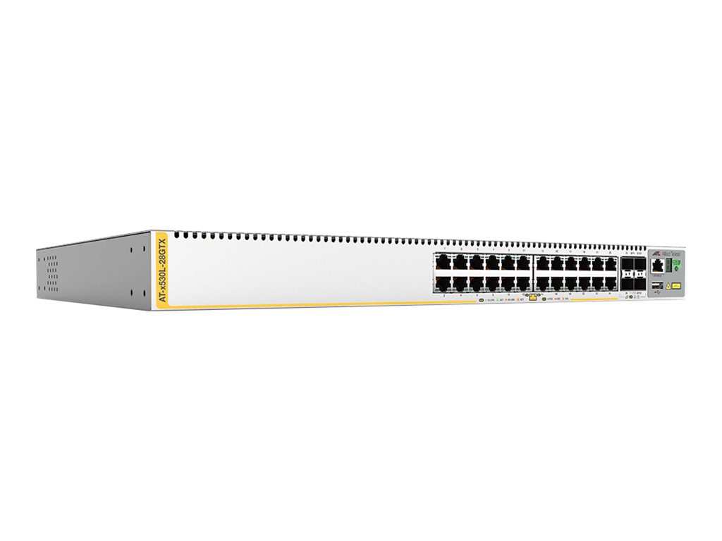 Allied Telesis AT X530L-28GTX - switch - 28 ports - managed - rack-mountable - TAA Compliant