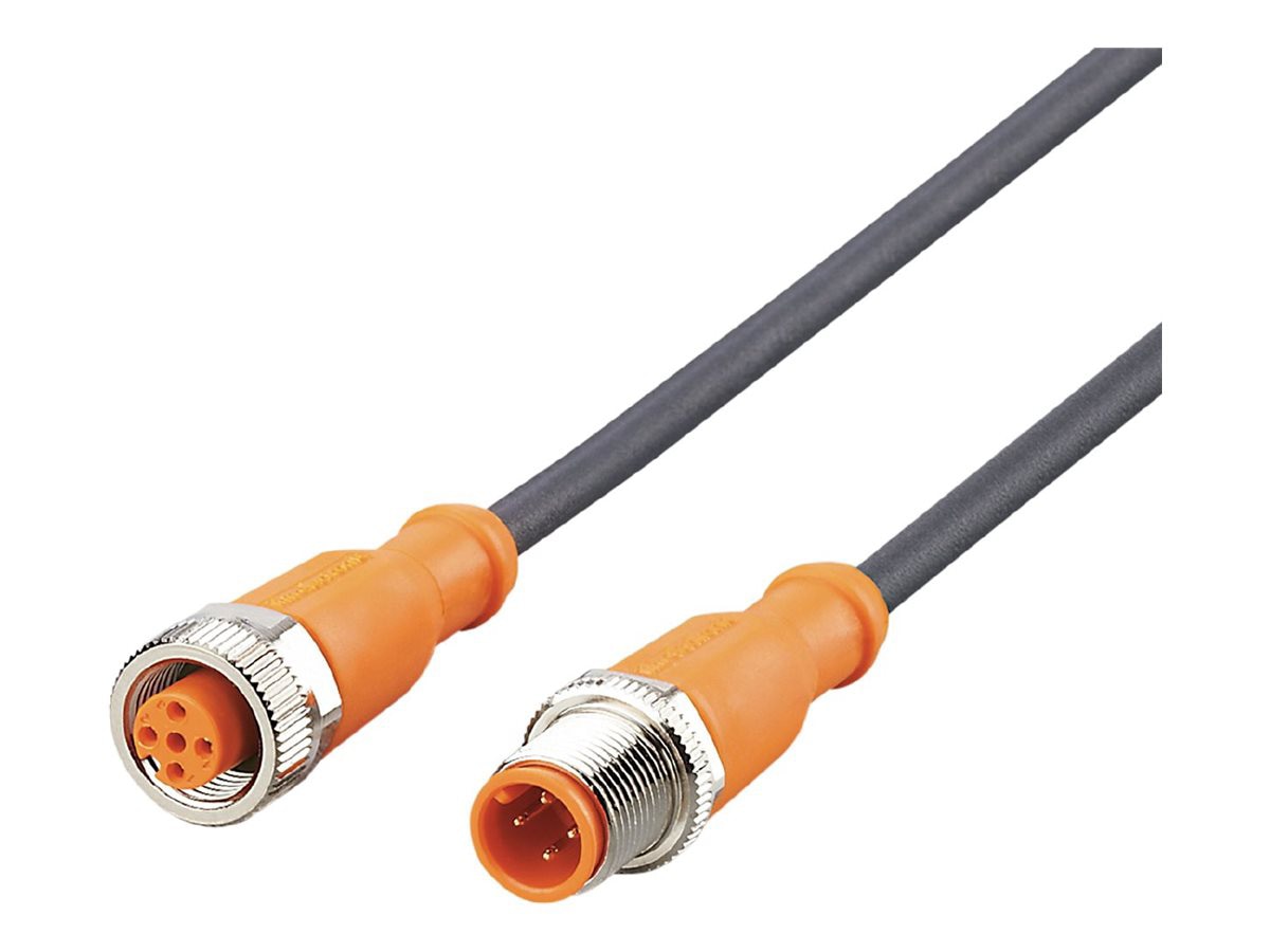 ifm EVC100 - power extension cable - 4 pin M12-A to 4 pin M12-A - 10 ft