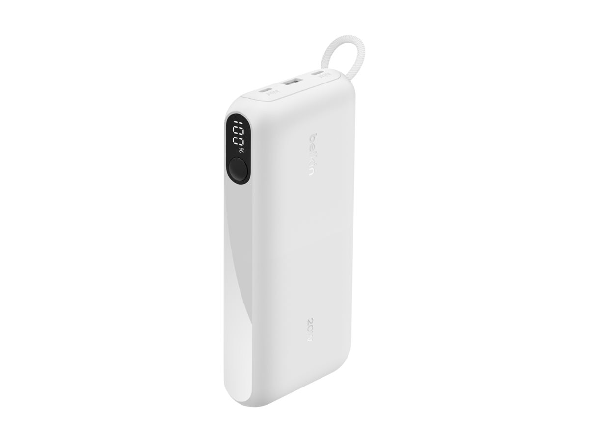 Belkin BoostCharge power bank - with display - 2 x USB-C, USB - 20 Watt