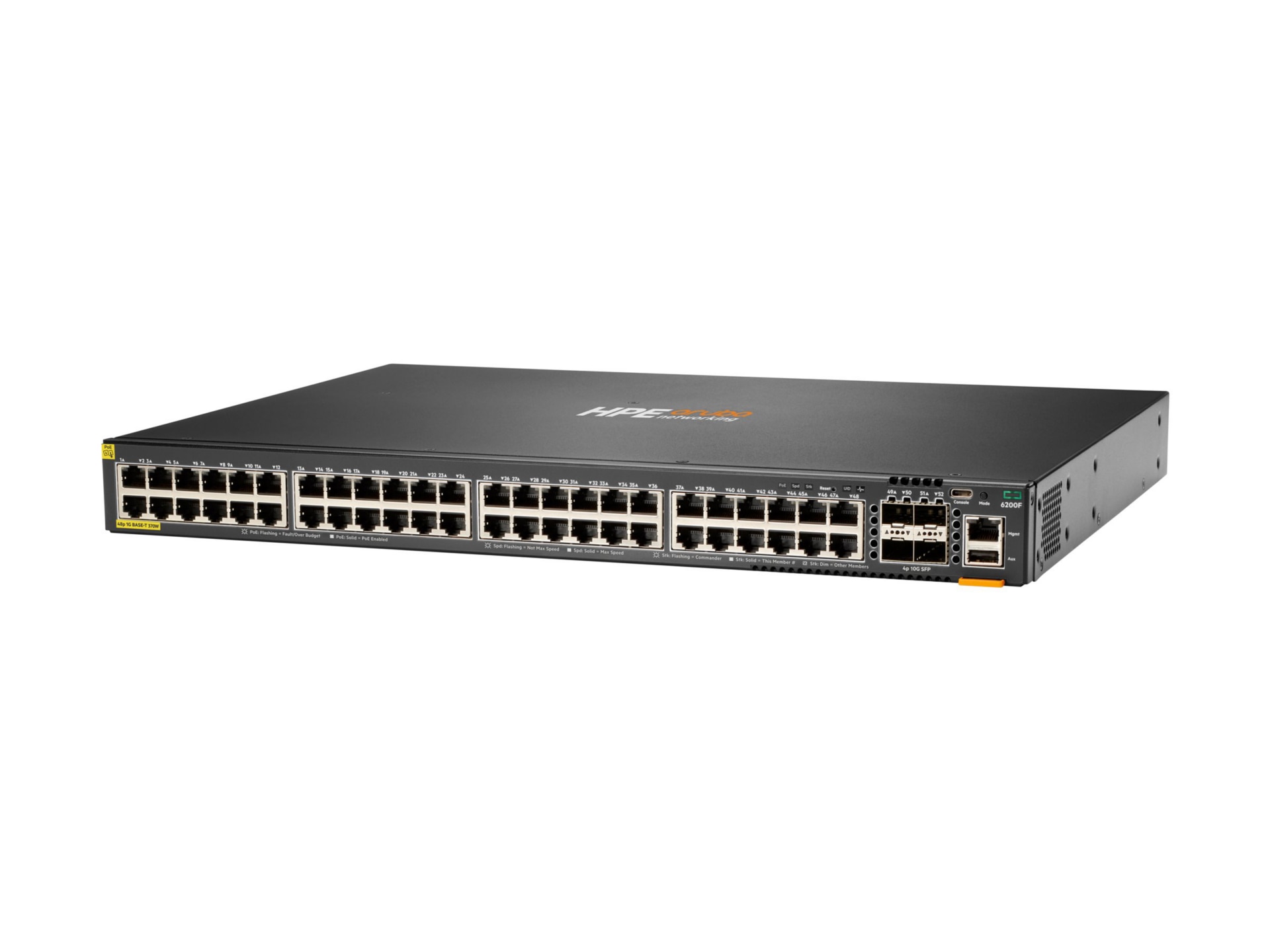 HPE Aruba Networking CX 6200F 48G 4SFP+ Switch - switch - 48 ports - manage