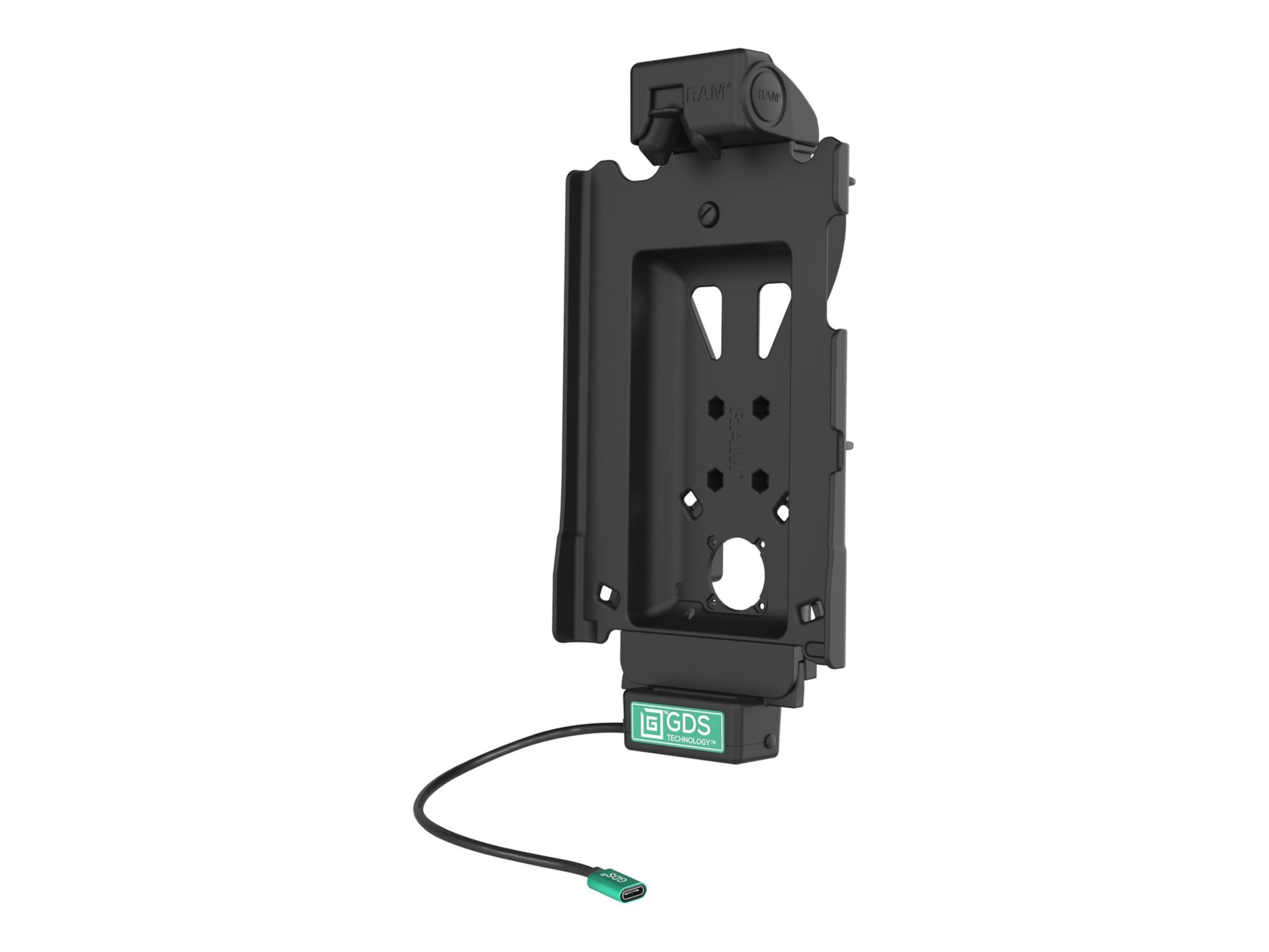 RAM GDS Tough-Dock car charging holder - Pogo - 60 Watt