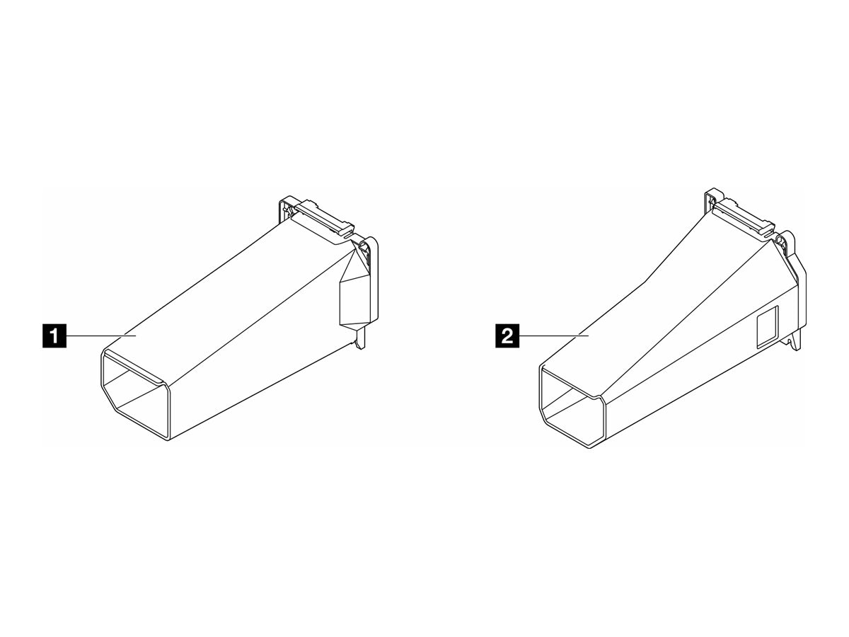 Lenovo ThinkSystem ST650 V2/V3 GPU Air Duct Kit