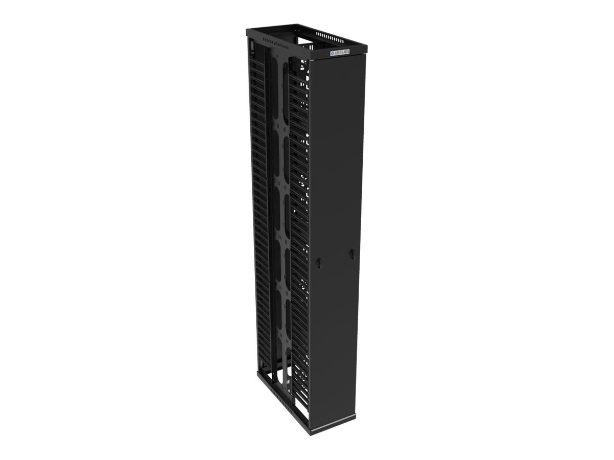 Great Lakes VCM - rack cable management panel (vertical) - front and rear c
