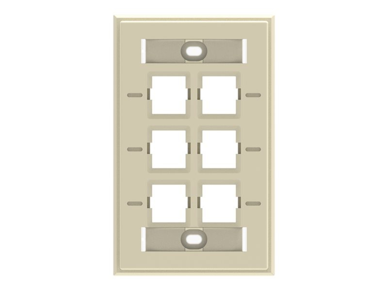 CommScope FP-LBL Series faceplate - labeled