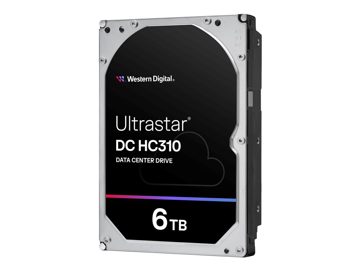 WD Ultrastar DC HC310 HUS726T6TALN6L4 - hard drive - 6 TB - SATA 6Gb/s
