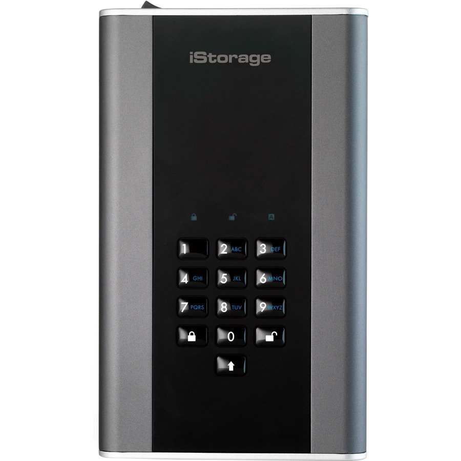 iStorage diskAshur DT2 20 TB Secure Encrypted Desktop Hard Drive | PIN prot