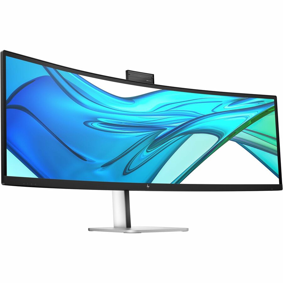 HP 549pm 49" Class Webcam Dual Quad HD (DQHD) Curved Screen LED Monitor - 3
