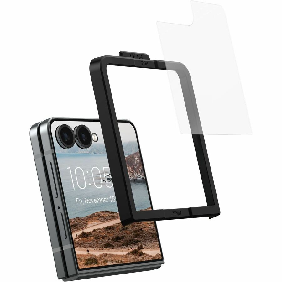 Urban Armor Gear Glass Screen Protector Shield for Galaxy Z Flip7 - Clear C