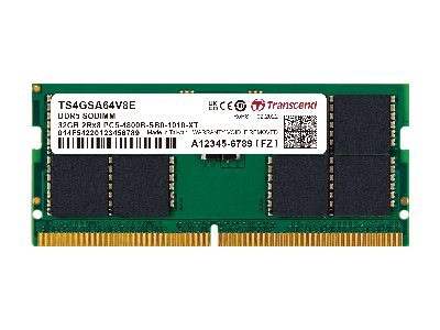 Transcend - DDR5 - module - 16 GB - SO-DIMM 262-pin - 4800 MHz / PC5-38400