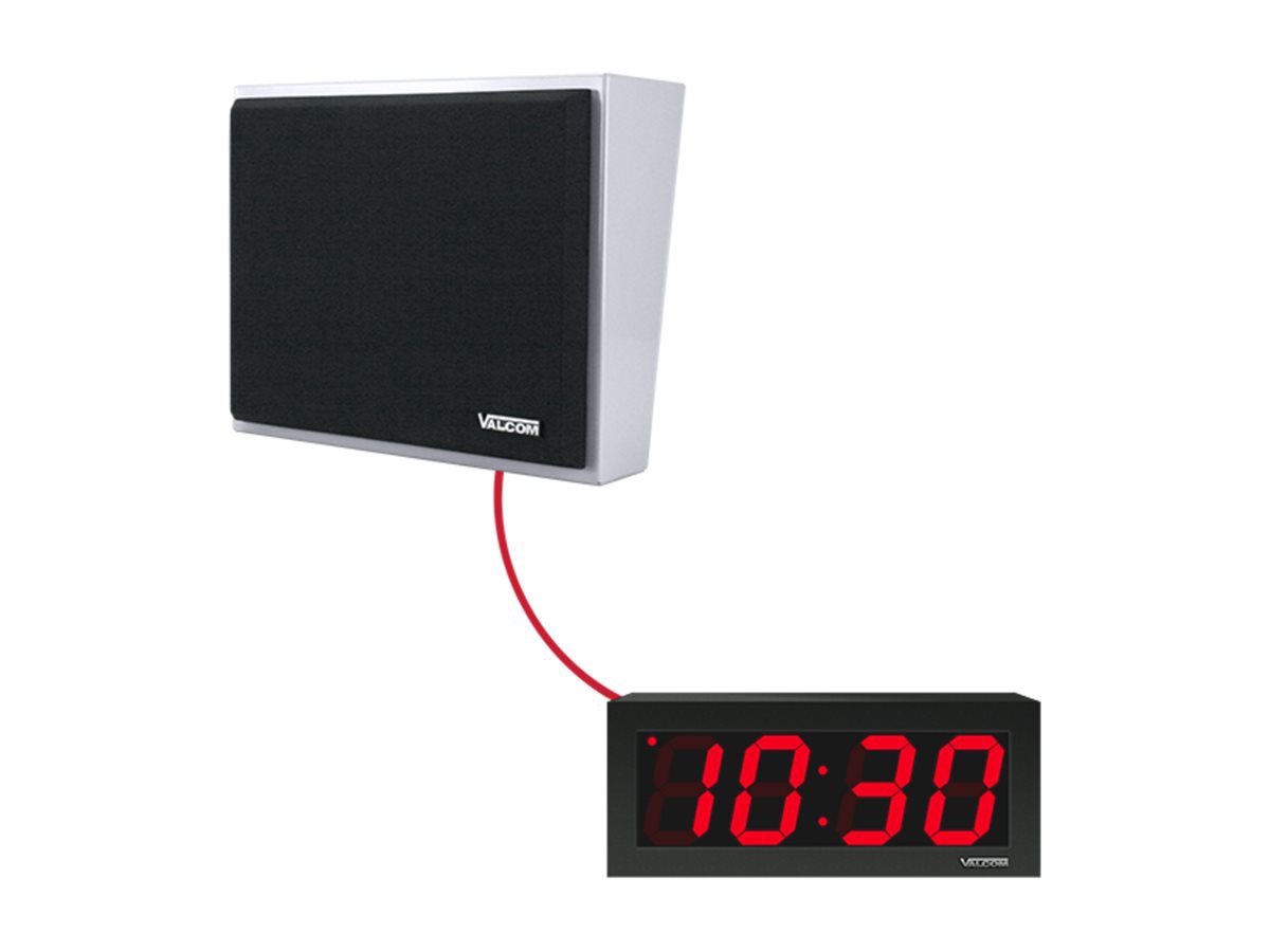 Valcom VIP-4171-D44-IC - Speaker Clock Kit - IP speaker - for PA system