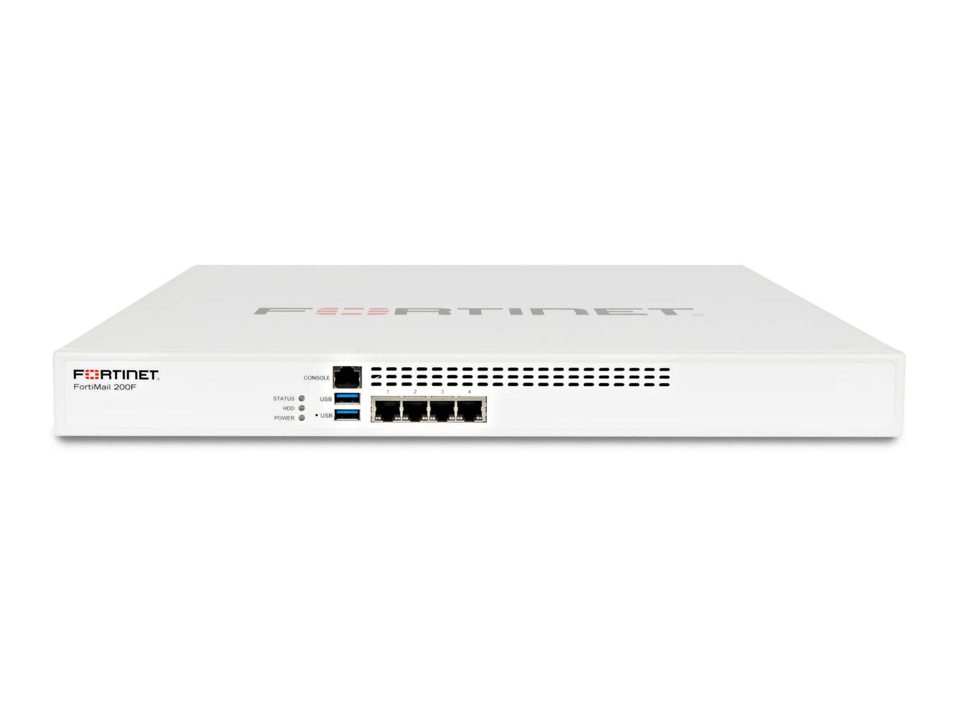 Fortinet FortiMail 200F - security appliance - with 1 year FortiCare Premiu