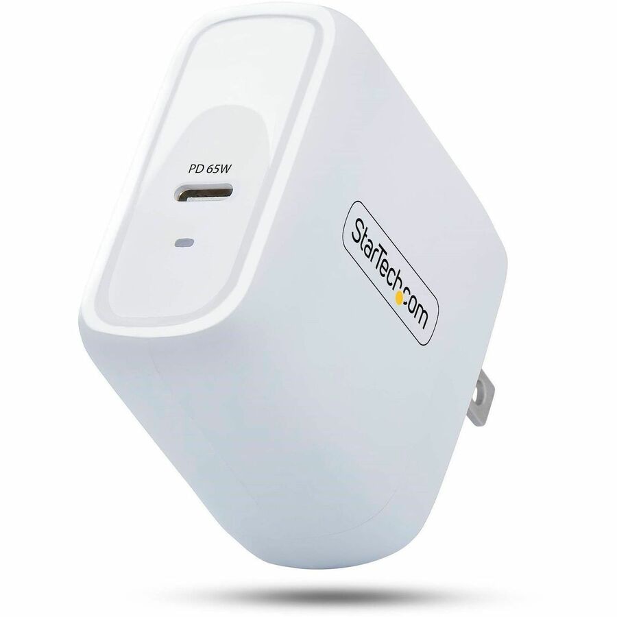 StarTech 65W USB-C GaN Laptop Charger, Power Adapter Brick for Dell, XPS, H