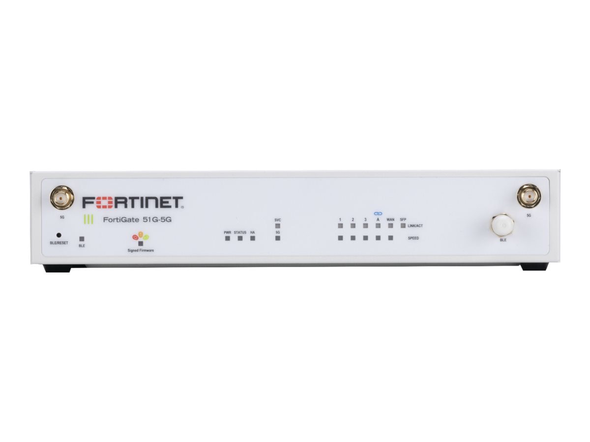 Fortinet FortiGate 51G-5G - security appliance - Bluetooth - cloud-managed