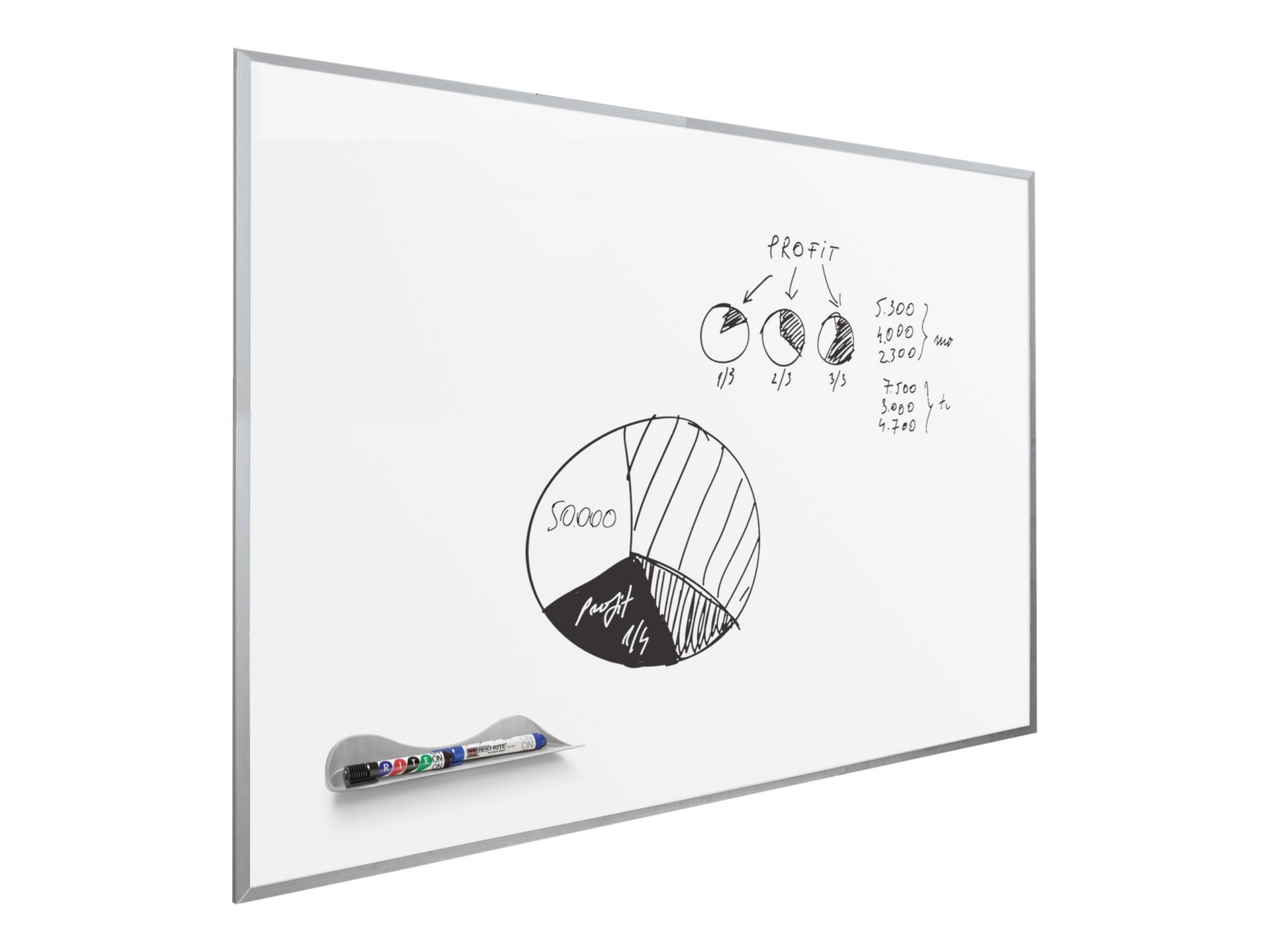 Best-Rite whiteboard - 35.98 in x 48 in - white