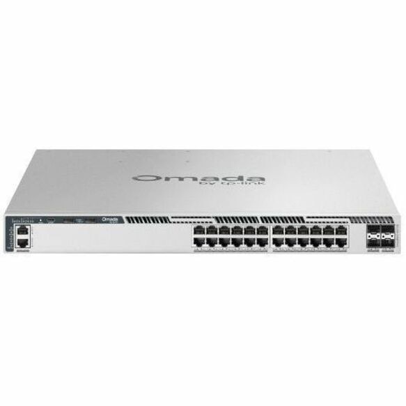 Omada Campus 24-Port 2.5G Stackable L3 Managed PoE++ Switch with 4× 25G Slo