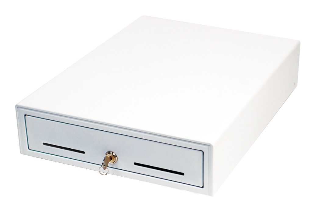 Star Printer Driven or USB Cash Drawer CD5 WH 16x17 5Bill 8Coin 2 Slots