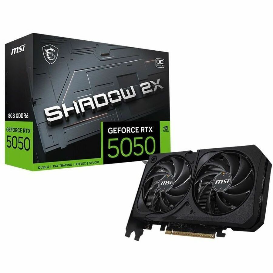 MSI NVIDIA GeForce RTX 5050 Graphic Card - 8 GB GDDR6 - G5050-8S2C ...