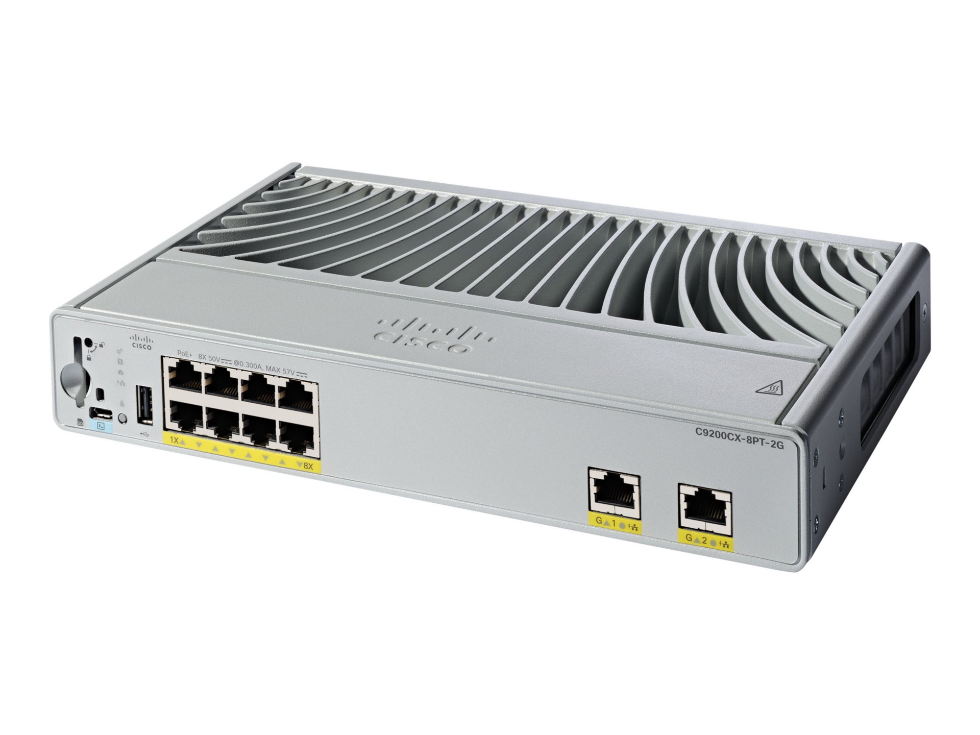 Cisco Catalyst 9200CX - Network Essentials - switch - compact - 8 ports - managed - rack-mountable