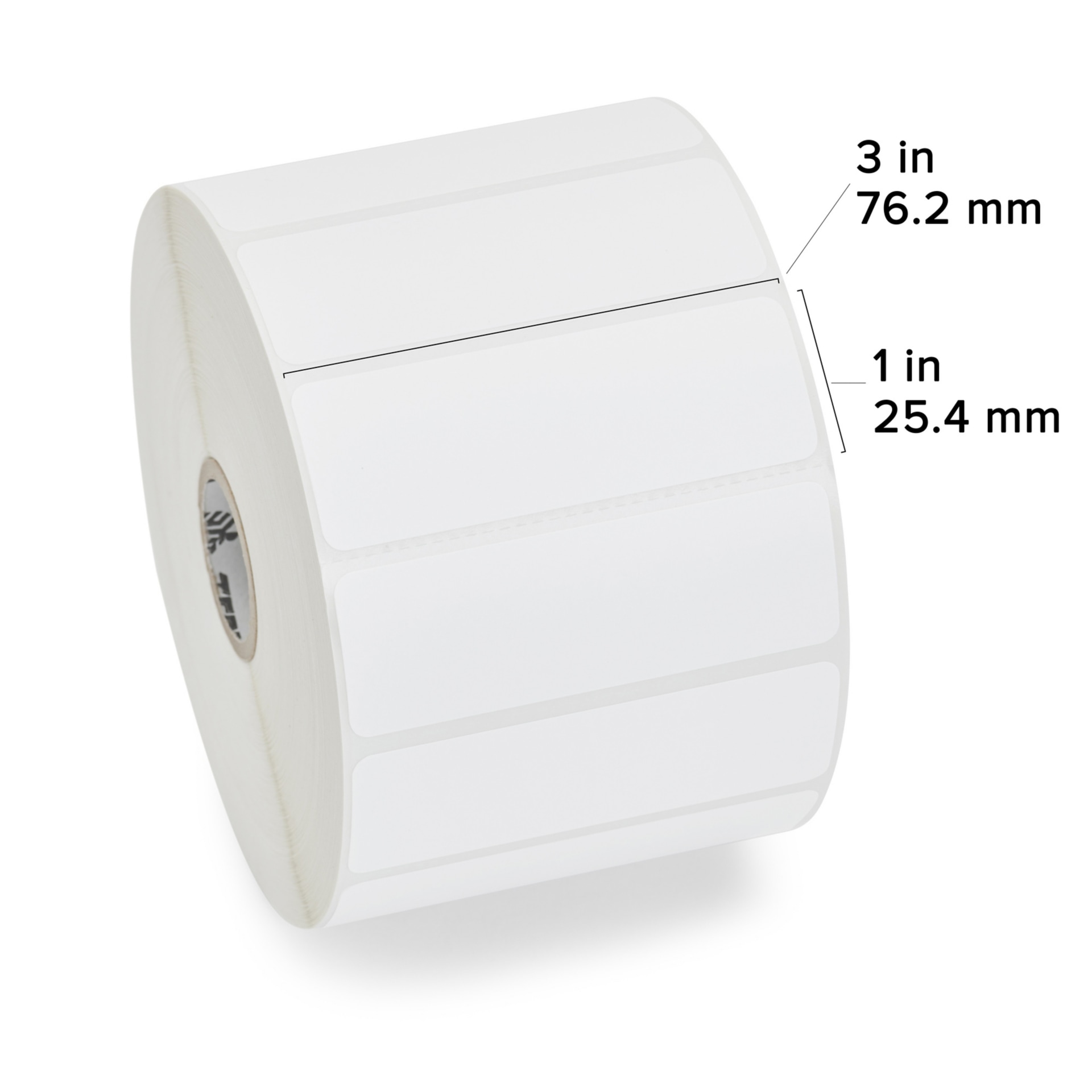 Zebra PolyPro 3000T - labels - matte - 16800 label(s) - 3 in x 1 in