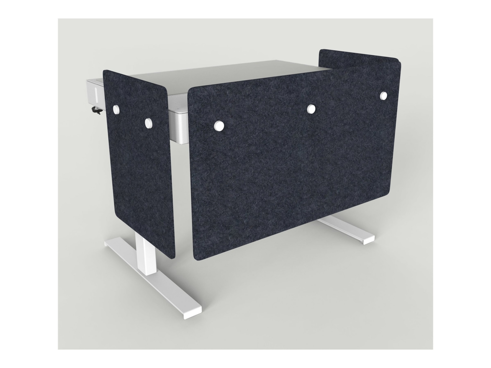 Heckler 4U - modesty panel set - 3-piece - rectangular - cast