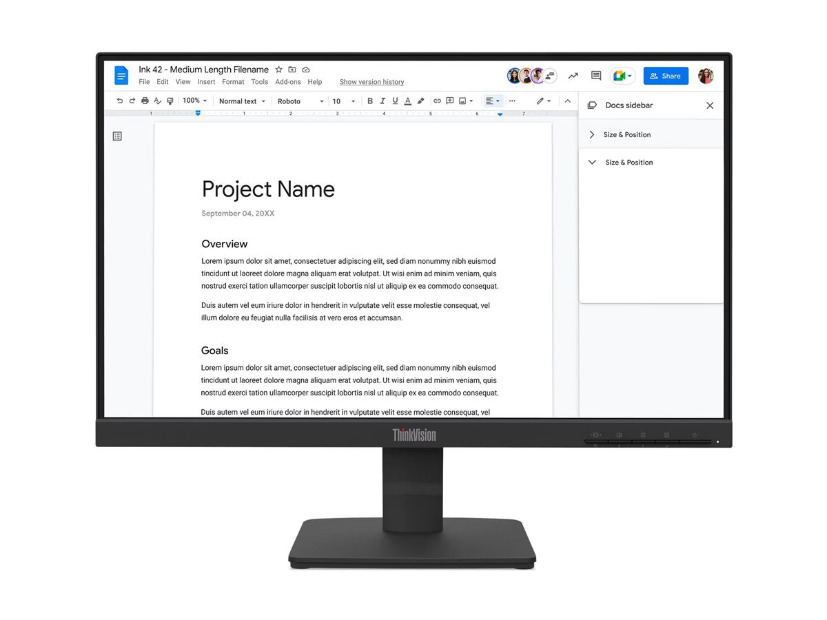 Lenovo ThinkVision S22-4e - LED monitor - Full HD (1080p)