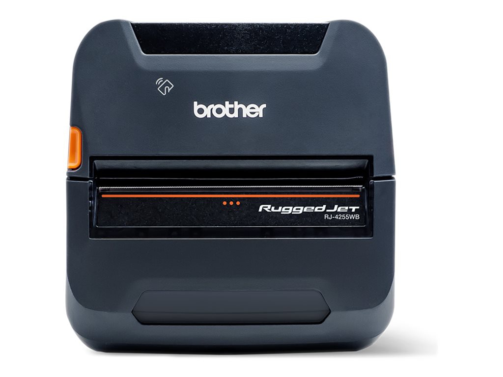 Brother RuggedJet RJ-4255WBL - label printer - B/W - direct thermal
