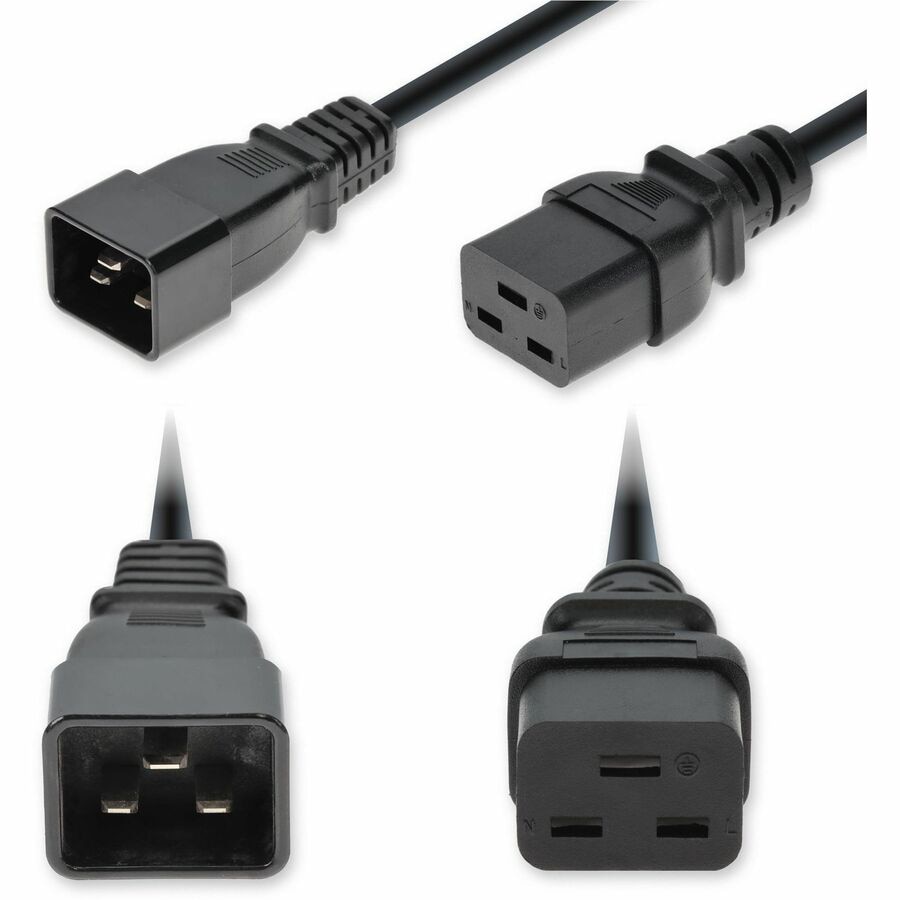 Proline 6ft C20 Male to C19 Female Standard Commercial Temp 14 AWG 250V at