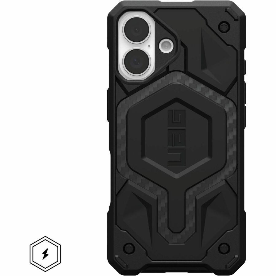 Urban Armor Gear Monarch Pro iPhone 16 Case - Carbon Fiber