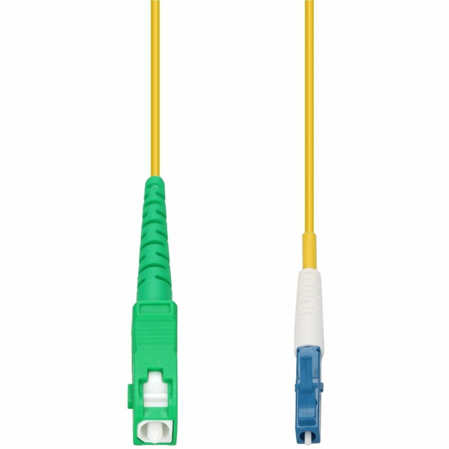 Proline 0.5m ASC to LC Yellow OS2 Simplex OFNR (Riser-Rated) SMF Fiber Patc