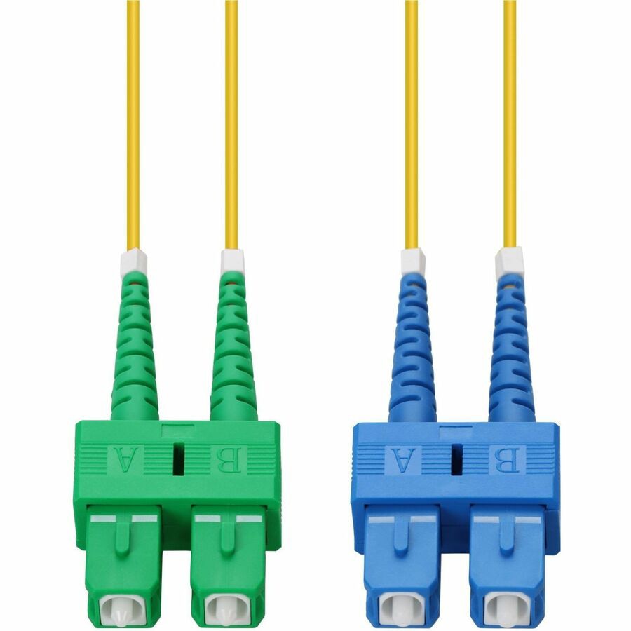 Proline 0.5m ASC to SC Yellow OS2 Duplex OFNR (Riser-Rated) SMF Fiber Patch