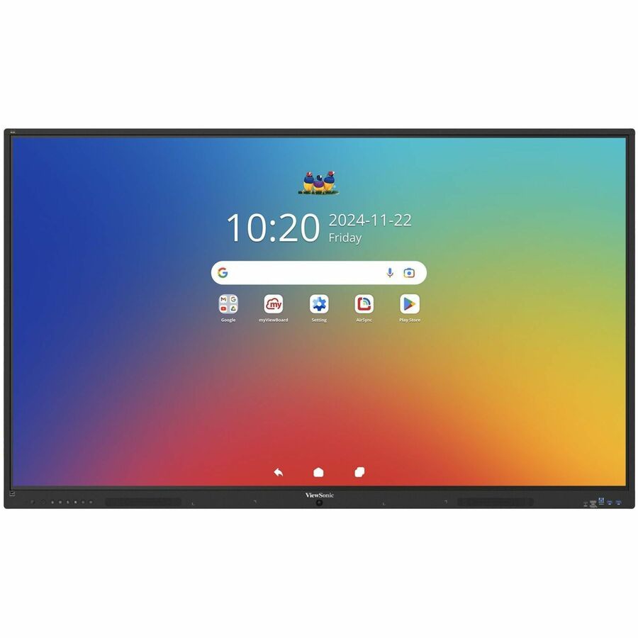ViewSonic 65" ViewBoard 4K Interactive Flat Panel, 3840 x 2160 Resolution