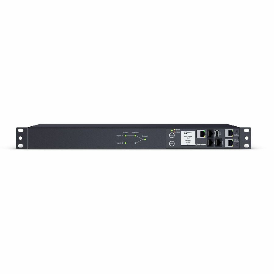 CyberPower PDU44001G Single Phase 100 - 120 VAC 15A Switched ATS