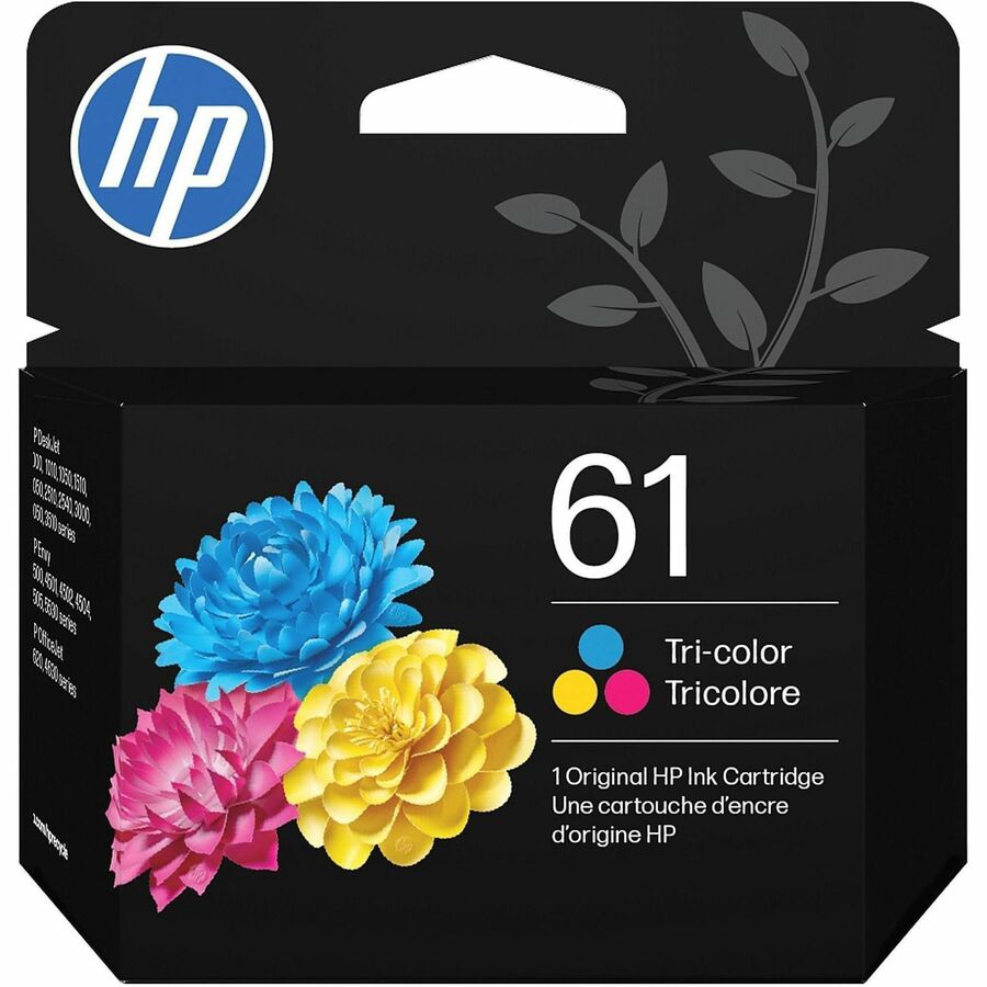 HP 61 Original Inkjet Ink Cartridge - Tri-color Pack