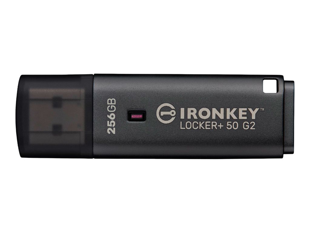 Kingston IronKey Locker+ 50 G2 - USB flash drive - 256 GB - TAA Compliant