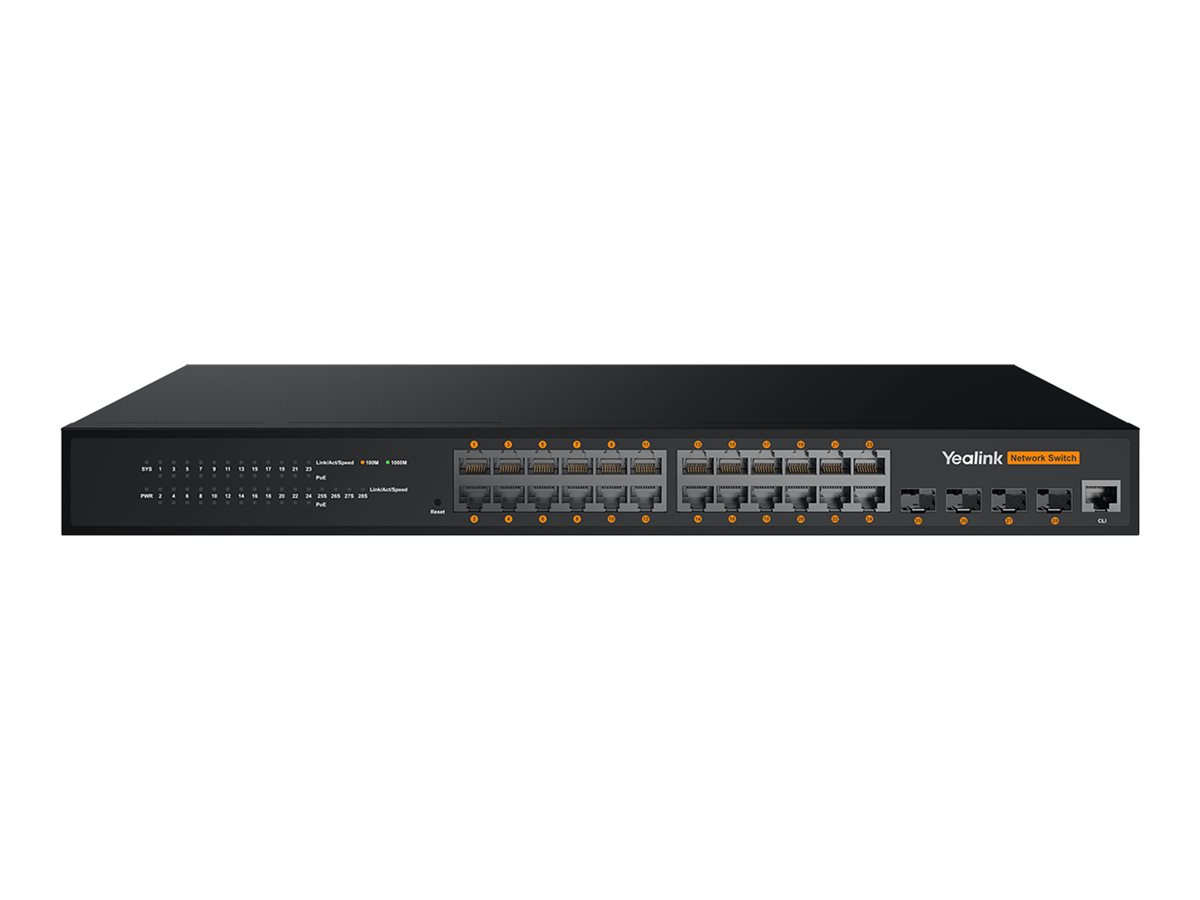 Yealink RCH240 - switch - 24 ports - managed - rack-mountable