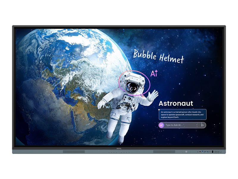 BenQ Board Master RM7505 RM05 Series - 75" LED-backlit LCD display - 4K - f