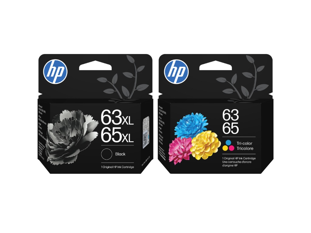 HP 63/65XL Black HY + Tri-Color SY Ink Cartridge, 2 Pack