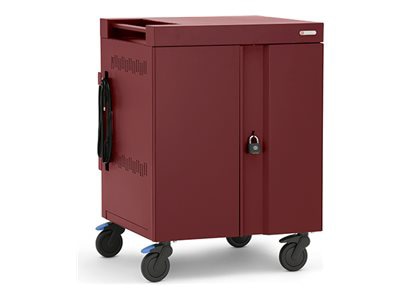 Bretford CUBE Cart Max cart - for 30 netbooks - maroon