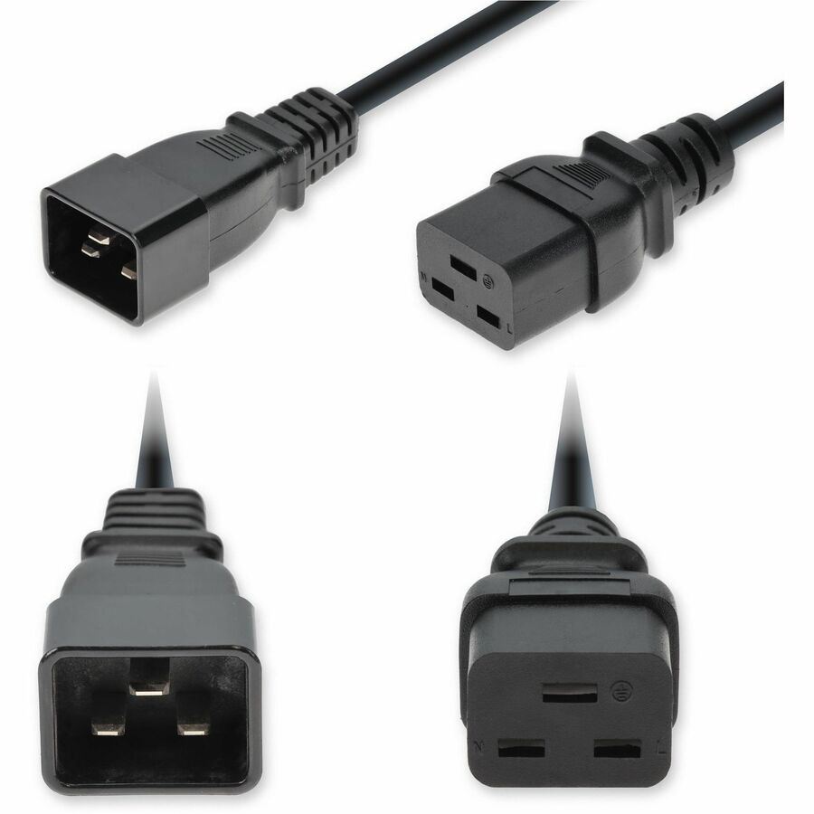 Proline 4ft C20 Male to C19 Female Standard Commercial Temp 14 AWG 250V at